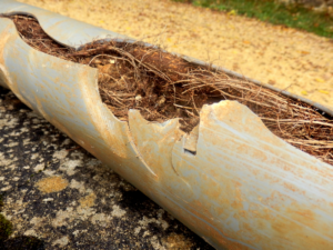 tree roots pipe damage