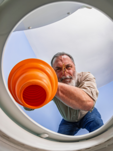 toilet keeps clogging due to a clogged sewer line
